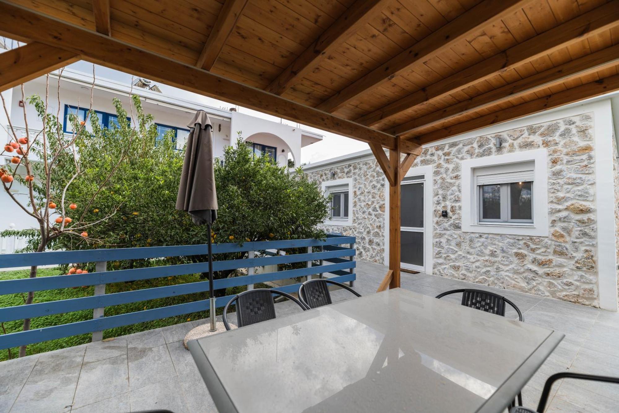 アルハンゲロス Casa Nikolou Stegnaヴィラ エクステリア 写真