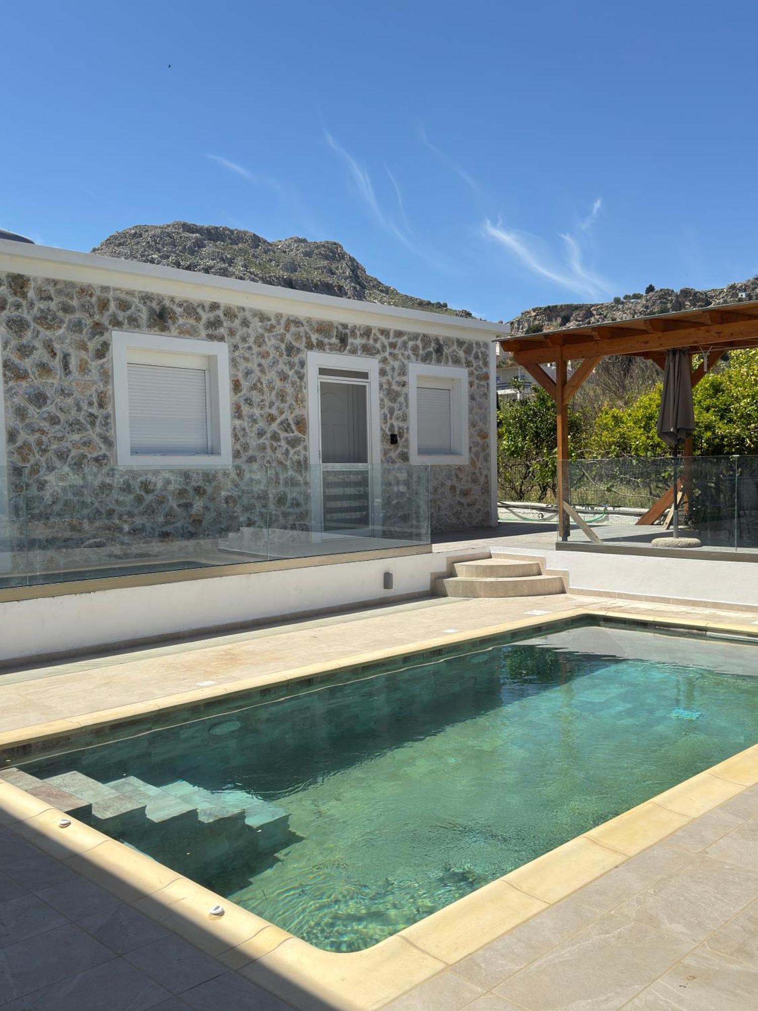アルハンゲロス Casa Nikolou Stegnaヴィラ エクステリア 写真